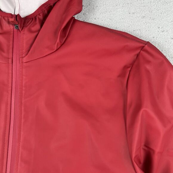 Rains Base Jacket Men’s XXS/XS Red Full Zip Hooded Long Sleeve Waterproof - Picture 5 of 16